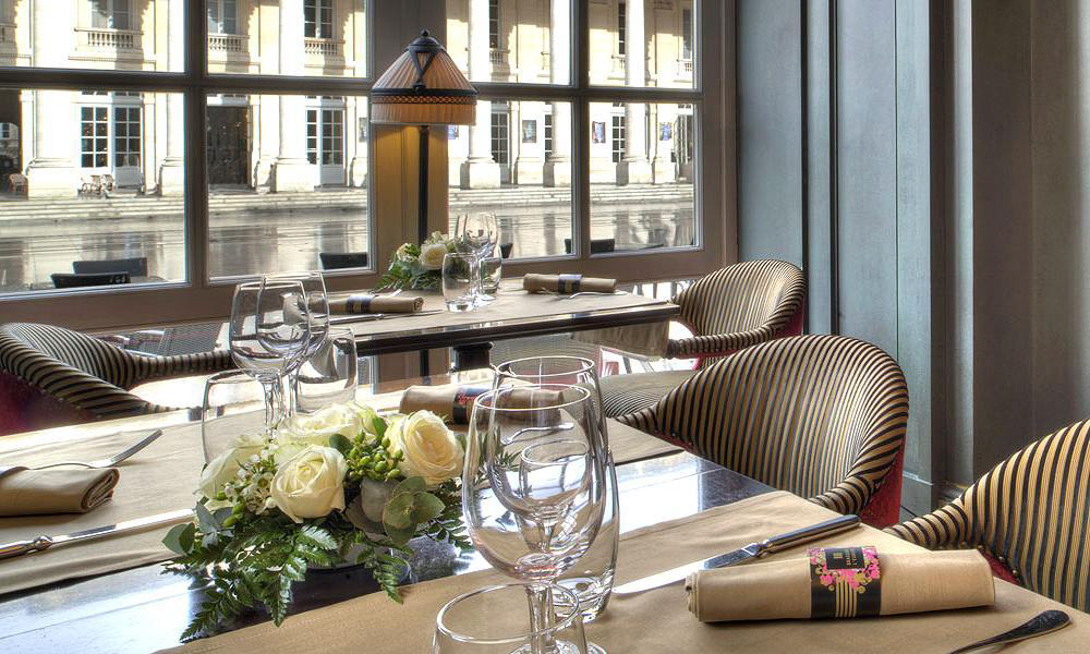 InterContinental Bordeaux Le Grand Hotel - Bordeaux, France - Restaurant Table Setting