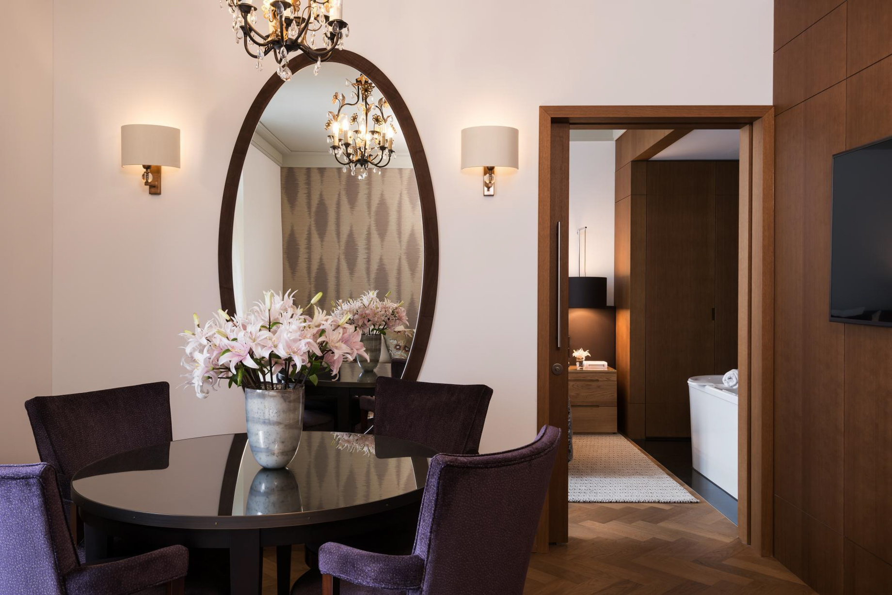 Palace Hotel – Burgenstock Hotels & Resort – Obburgen, Switzerland – Palace Lakeview Suite Bedroom View