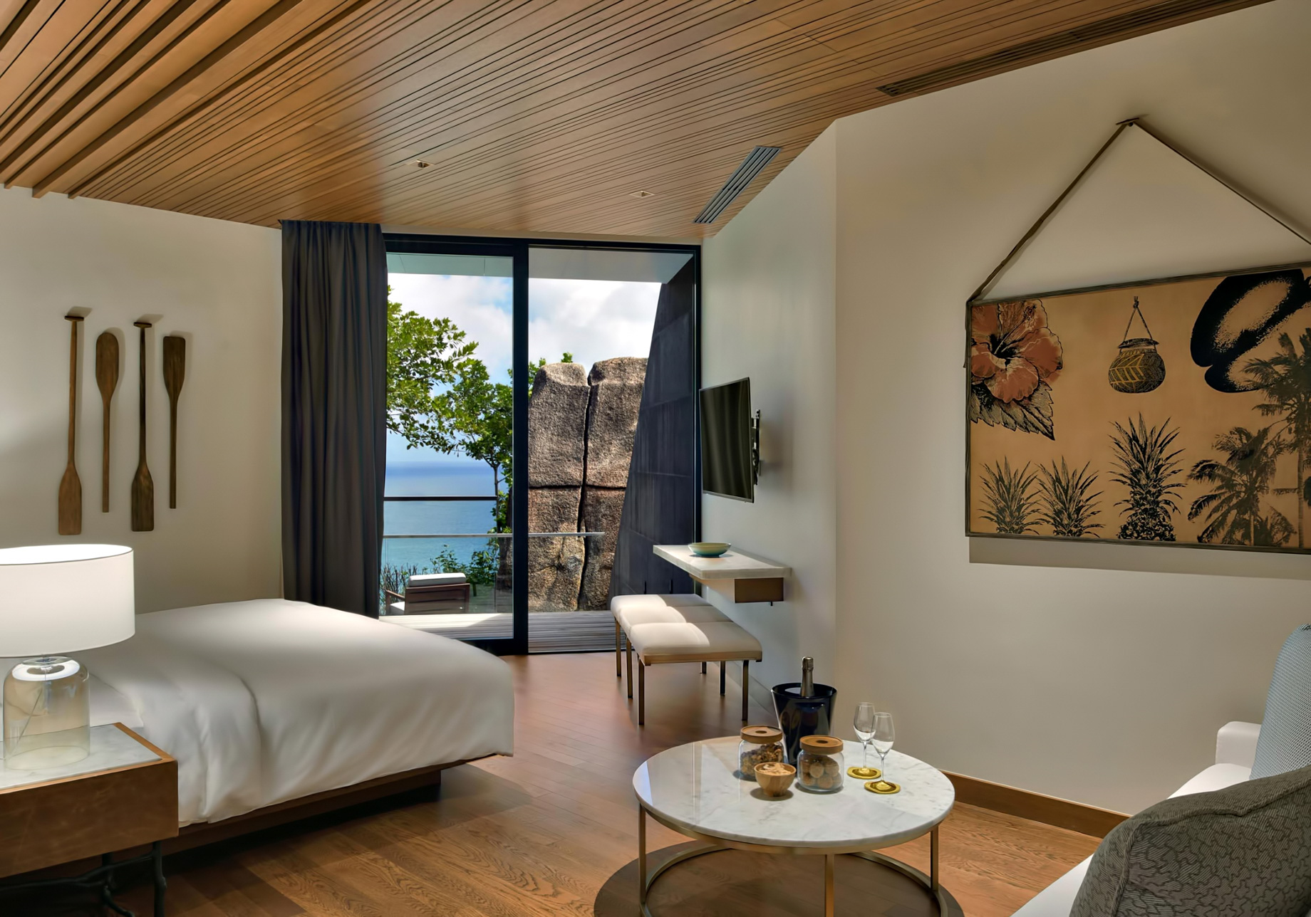Six Senses Zil Pasyon Resort - Felicite Island, Seychelles - Three Bedroom Residence Bedroom