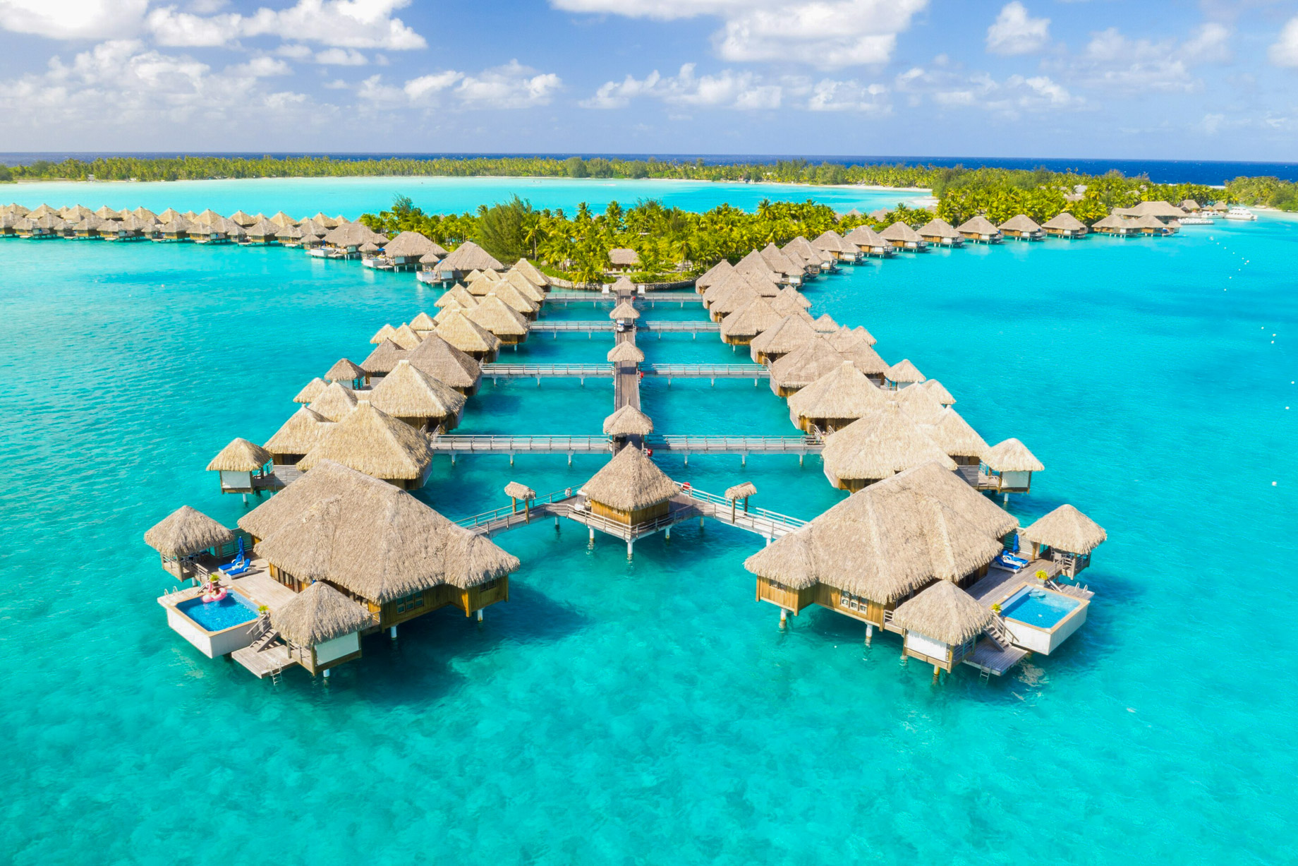 The St. Regis Bora Bora Resort – Bora Bora, French Polynesia – Two Bedrooms Overwater Royal Suite Villas