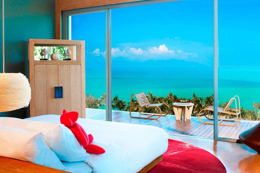 W Koh Samui Resort - Thailand - Residence Villa Bedroom Ocean View