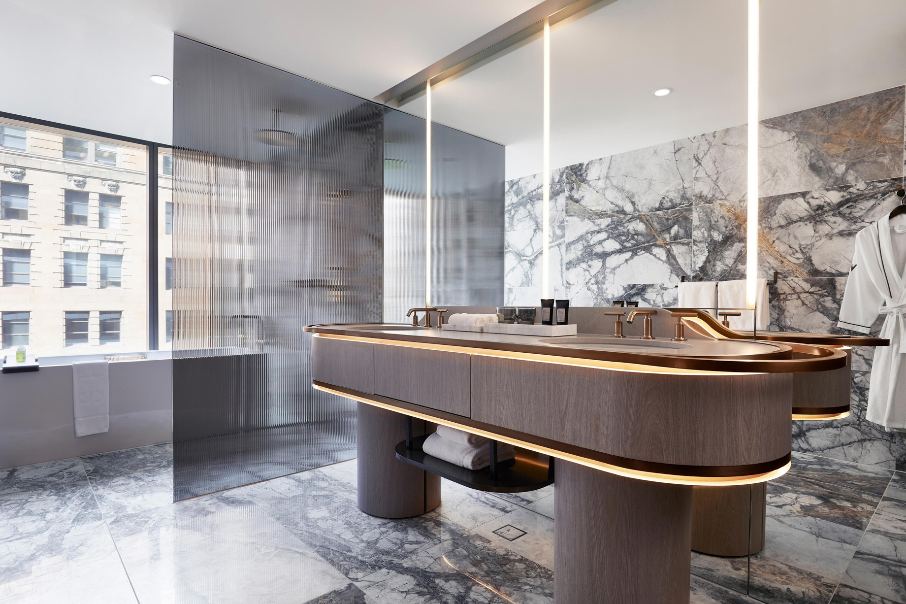 W Melbourne Hotel – Melbourne, Australia – Wow Suite Bathroom