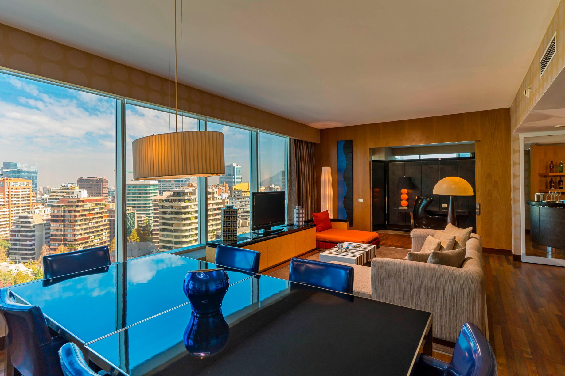 W Santiago Hotel – Santiago, Chile – Wow Suite Living Room
