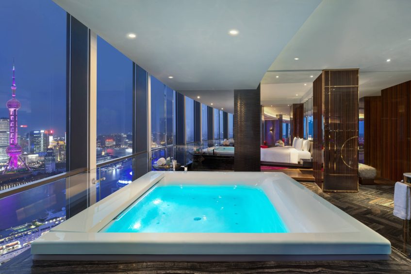W Shanghai The Bund Hotel - Shanghai, China - Extreme Wow Suite Bathroom