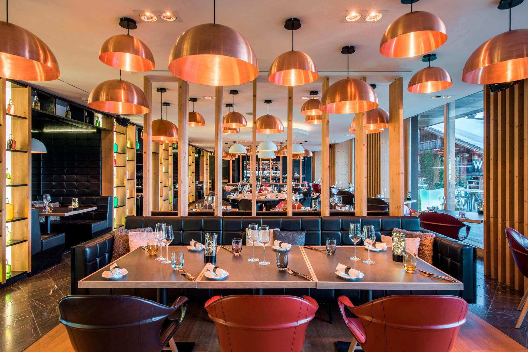 W Verbier Hotel – Verbier, Switzerland – W Kitchen Seating