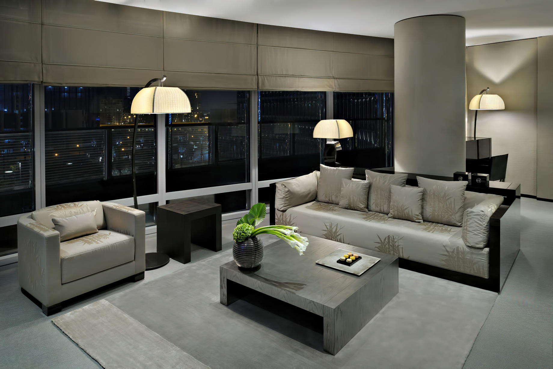 Armani Hotel Dubai – Burj Khalifa, Dubai, UAE – Armani Suite Living Room