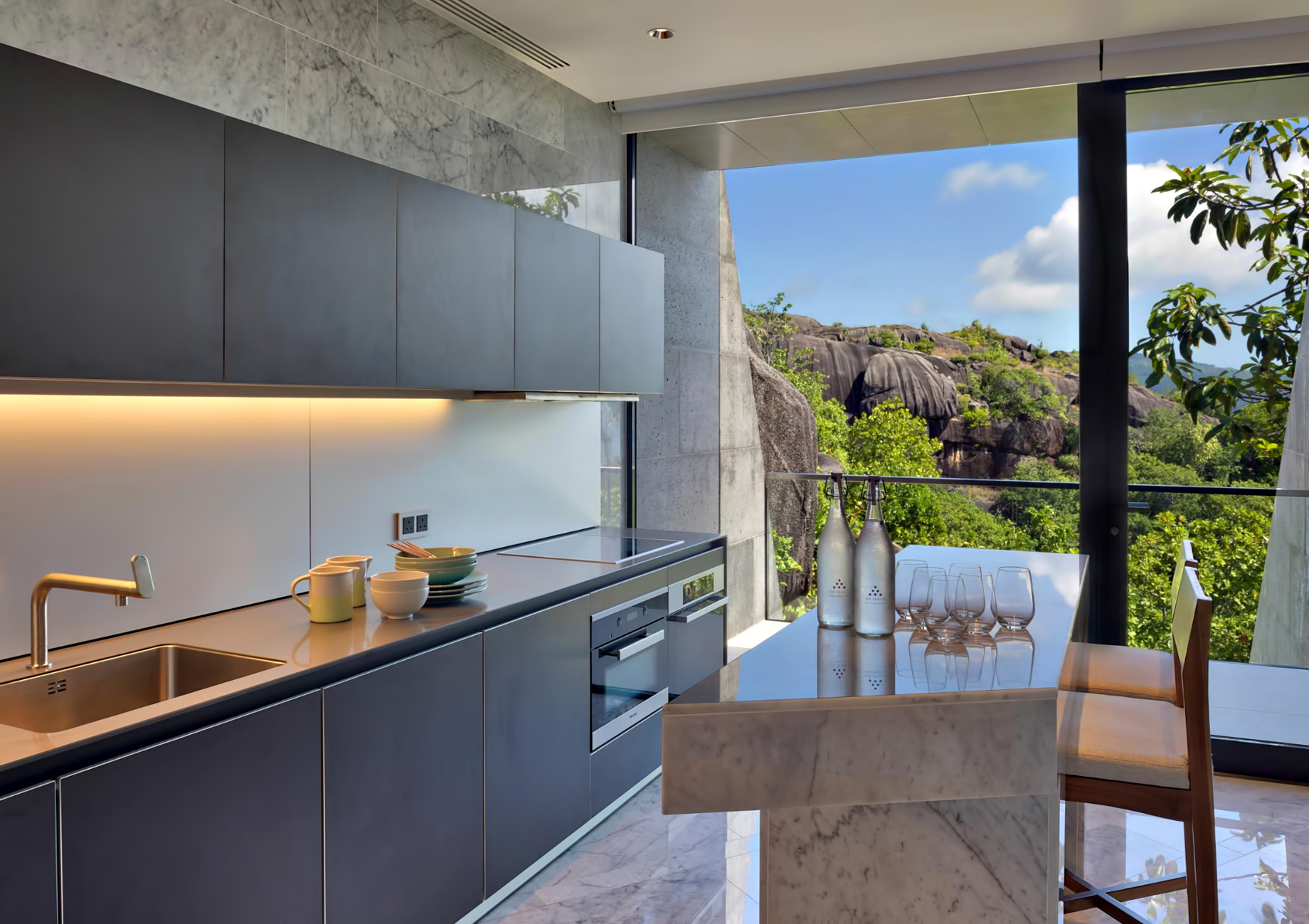 Six Senses Zil Pasyon Resort – Felicite Island, Seychelles – Three Bedroom Residence Kitchen