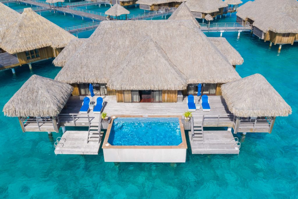 The St. Regis Bora Bora Resort - Bora Bora, French Polynesia - Two Bedrooms Overwater Royal Suite Villa Mt Otemanu View