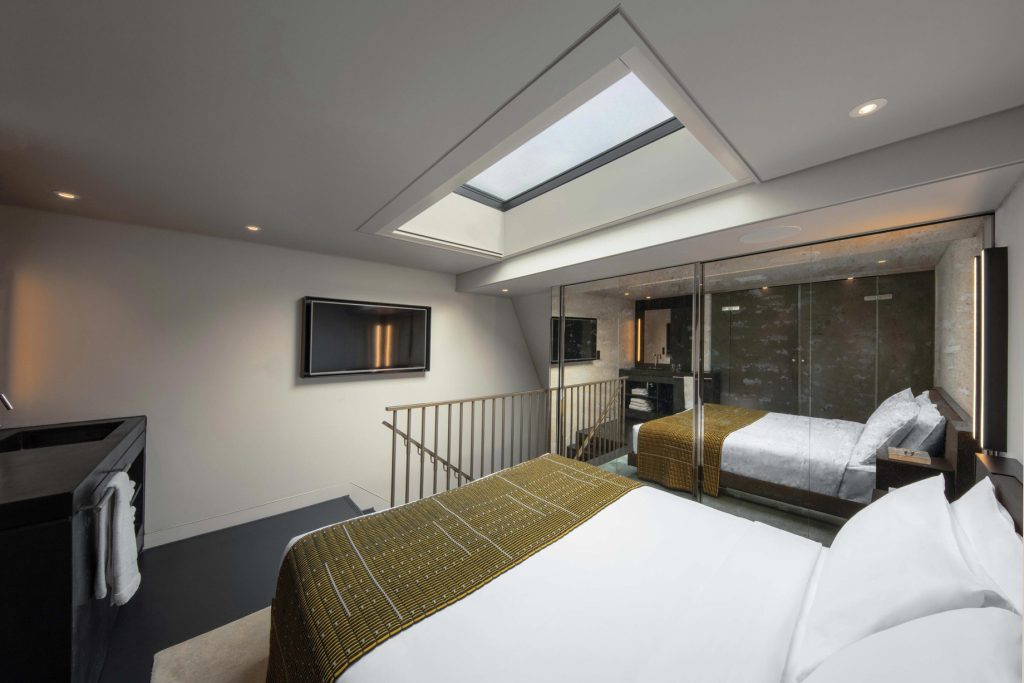 W Amsterdam Hotel - Amsterdam, Netherlands - Marvelous Bank One Bedroom Bi Level Loft Skylight