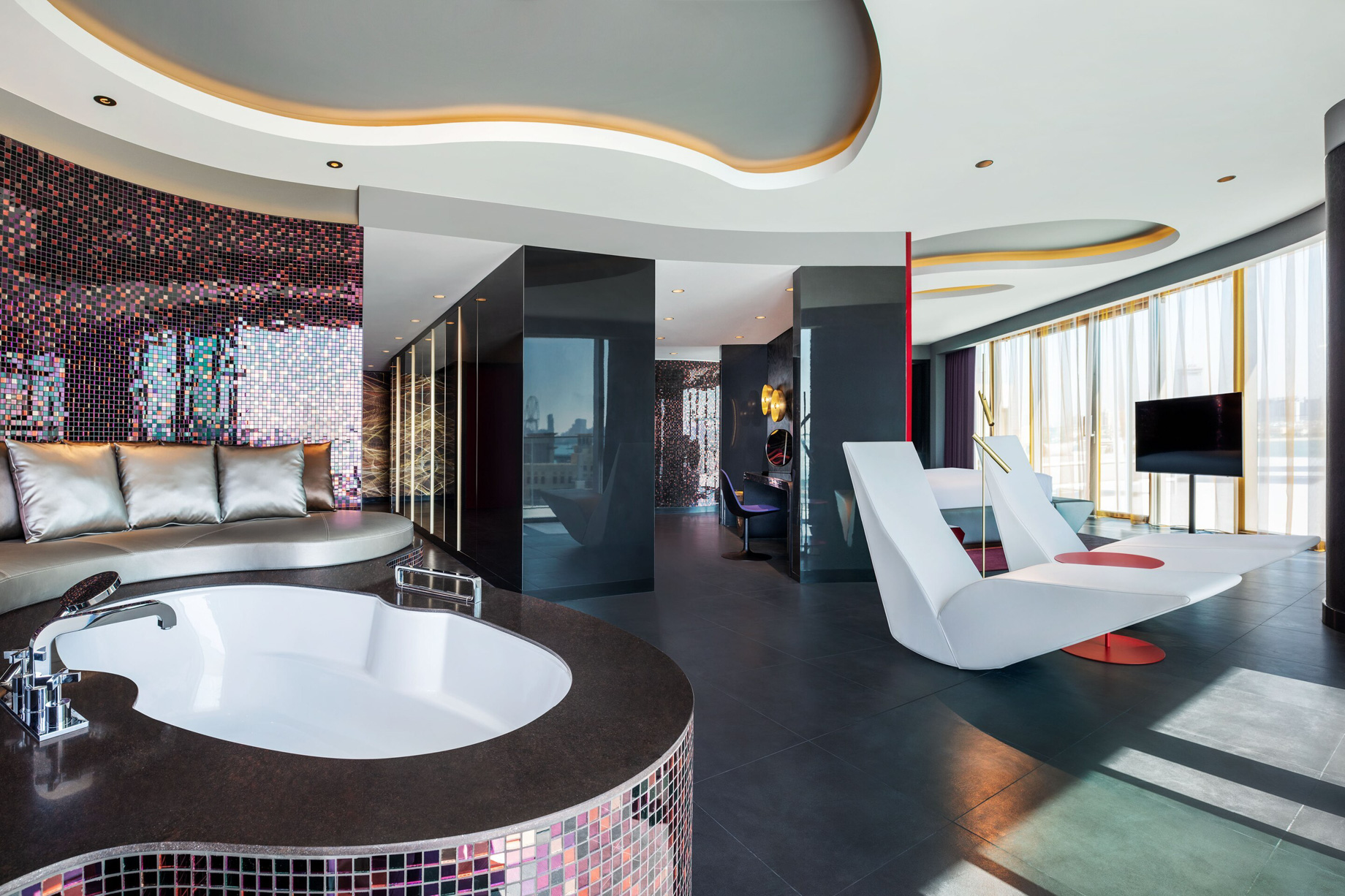 W Dubai The Palm Resort - Dubai, UAE - WOW Suite Bathroom