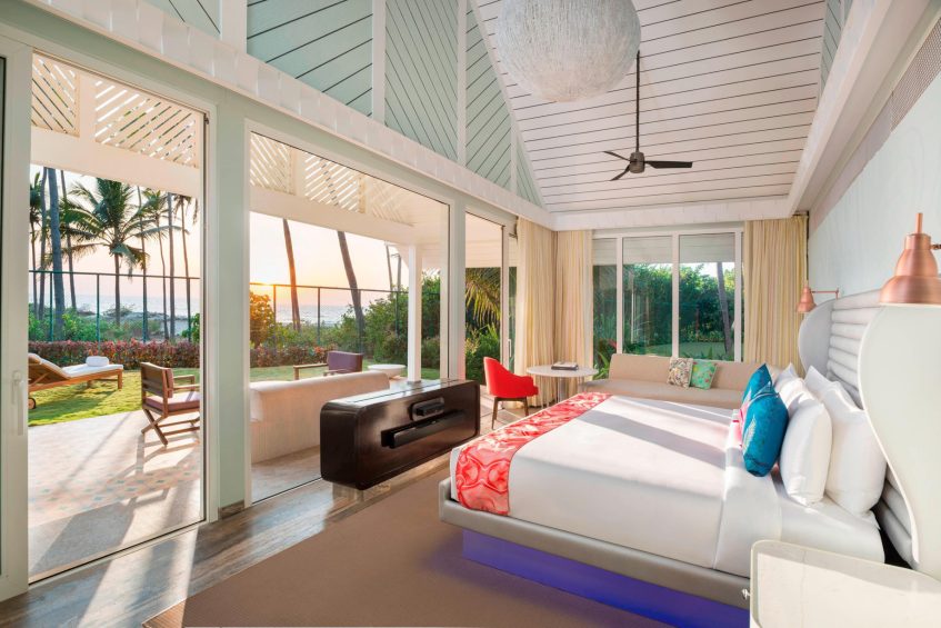 W Goa Vagator Beach Resort - Goa, India - WOW Two Bedroom Villa Bedroom
