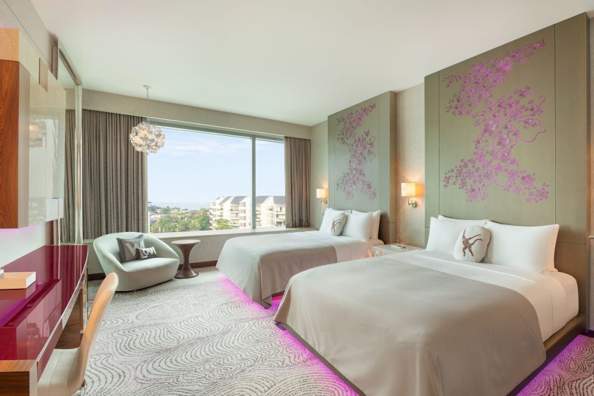 W Singapore Sentosa Cove Hotel - Singapore - Wonderful Twin Guest Room