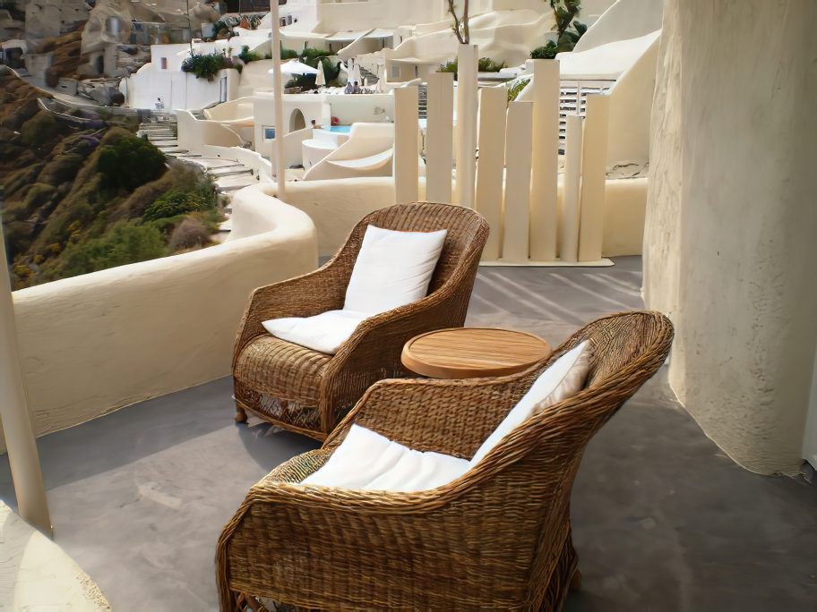 Mystique Hotel Santorini – Oia, Santorini Island, Greece - Ocean View Deck Chairs