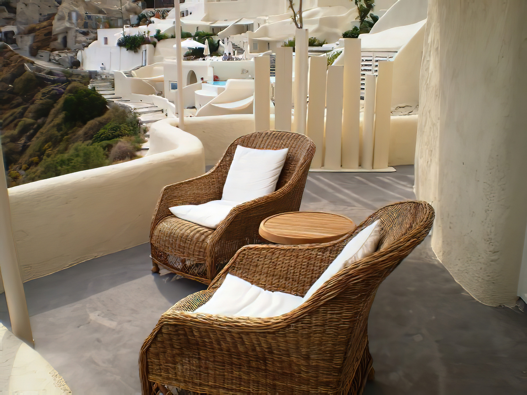 Mystique Hotel Santorini – Oia, Santorini Island, Greece – Ocean View Deck Chairs