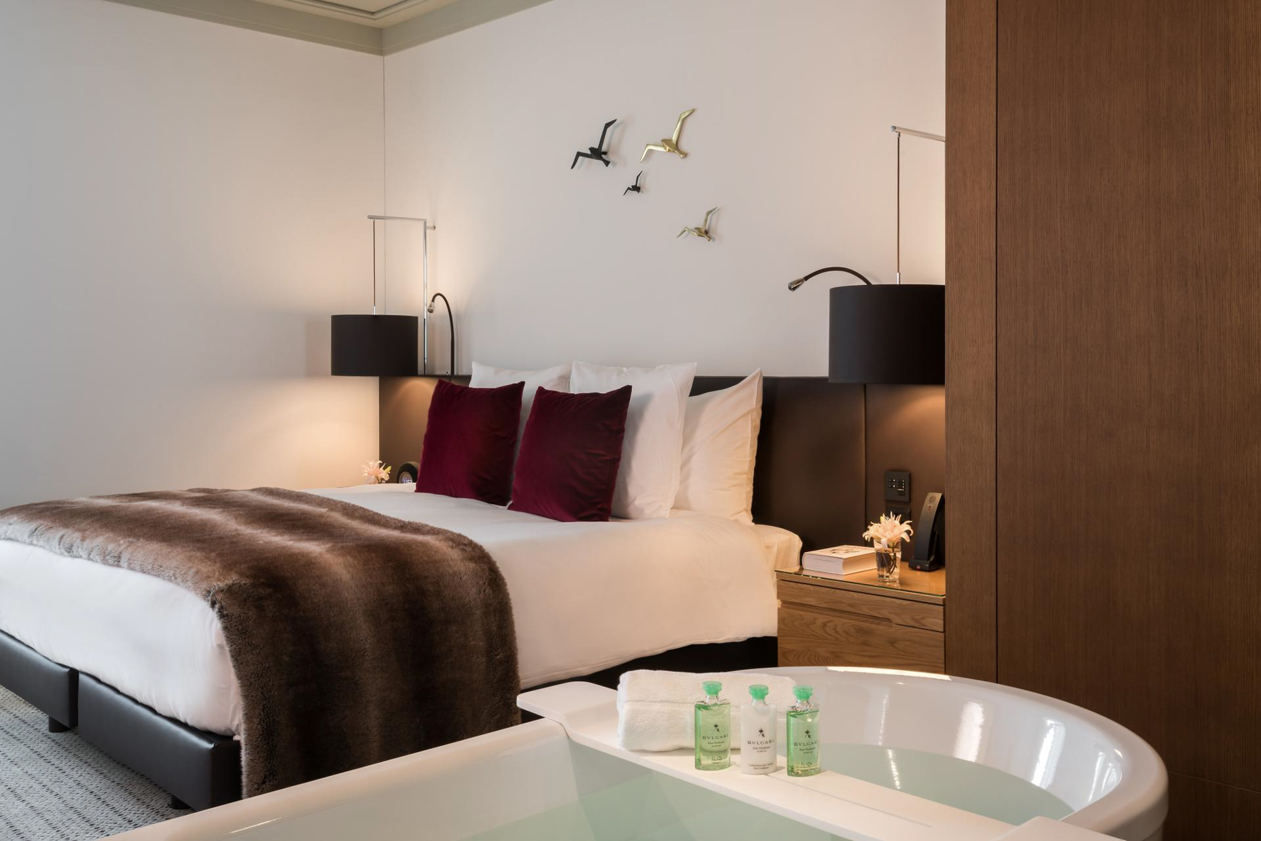 Palace Hotel – Burgenstock Hotels & Resort – Obburgen, Switzerland – Palace Lakeview Suite Bedroom