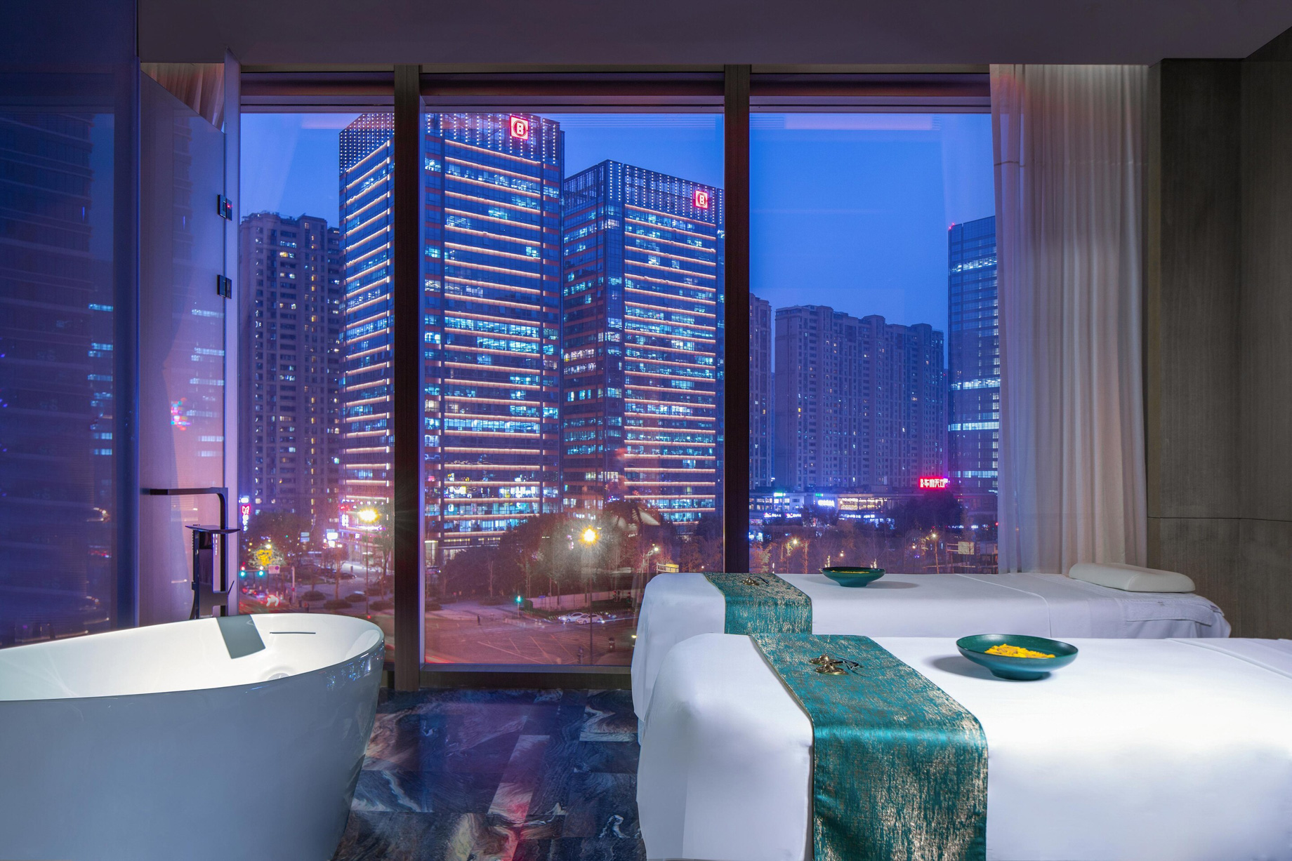 W Chengdu Hotel – Chengdu, China – AWAY Spa Tables