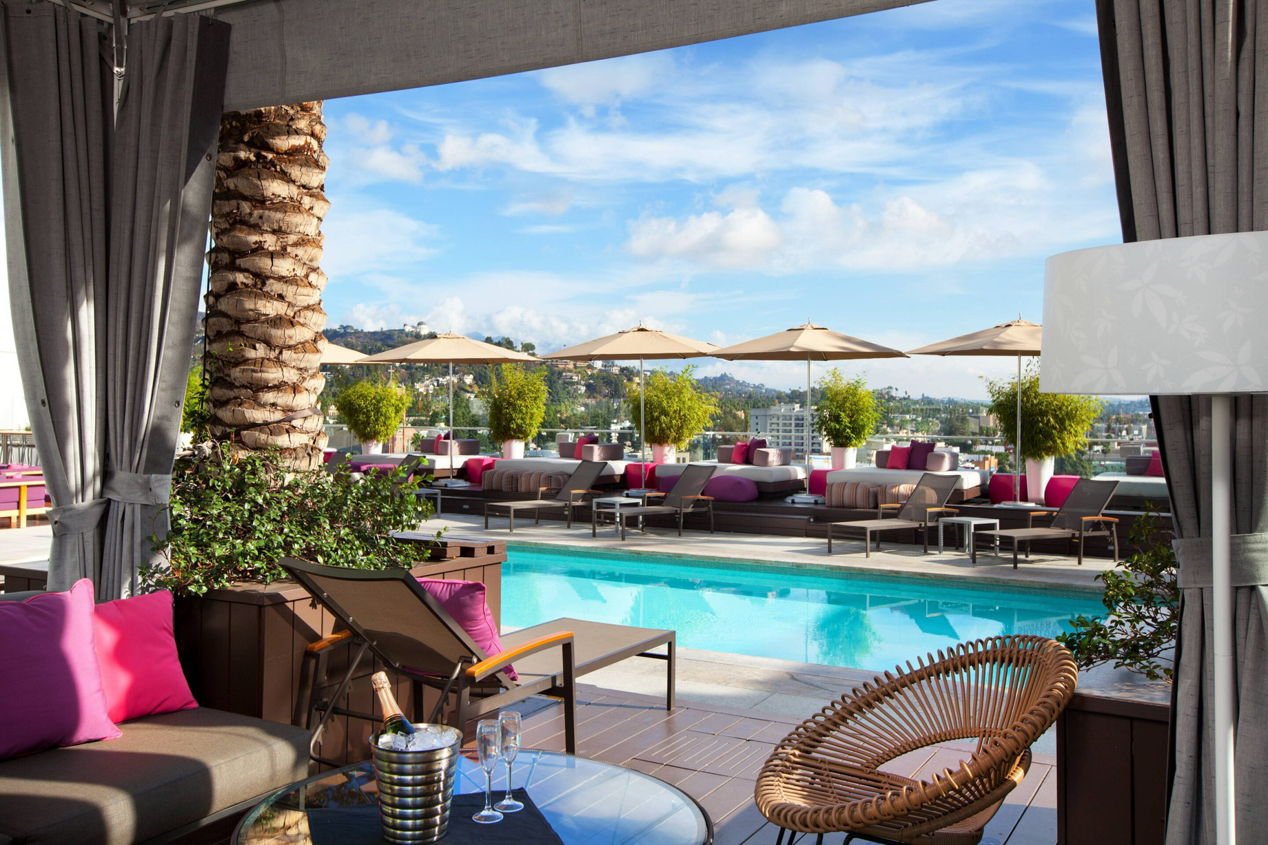 W Hollywood Hotel – Hollywood, CA, USA – WET Deck Cabana