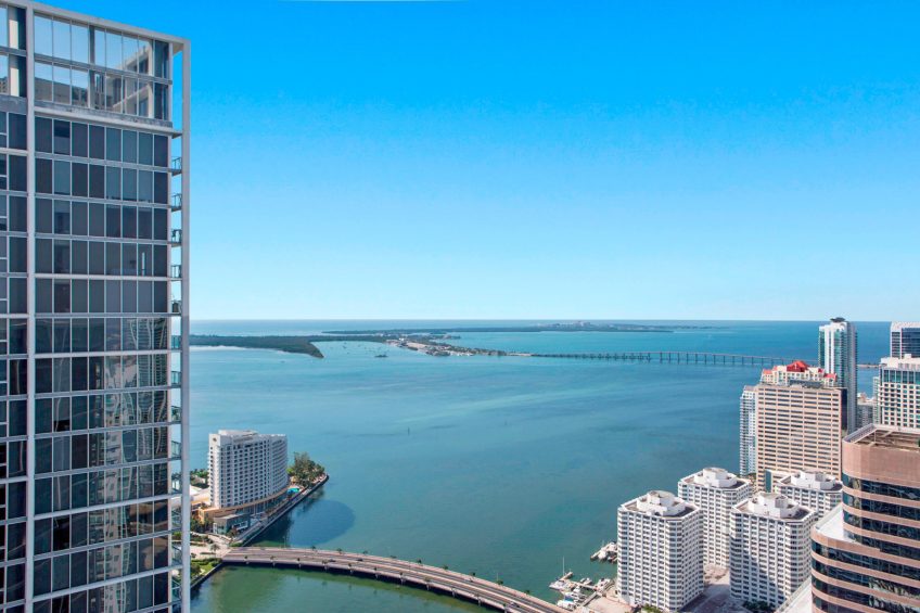 W Miami Hotel - Miami, FL, USA - WET Deck Infinity Pool View
