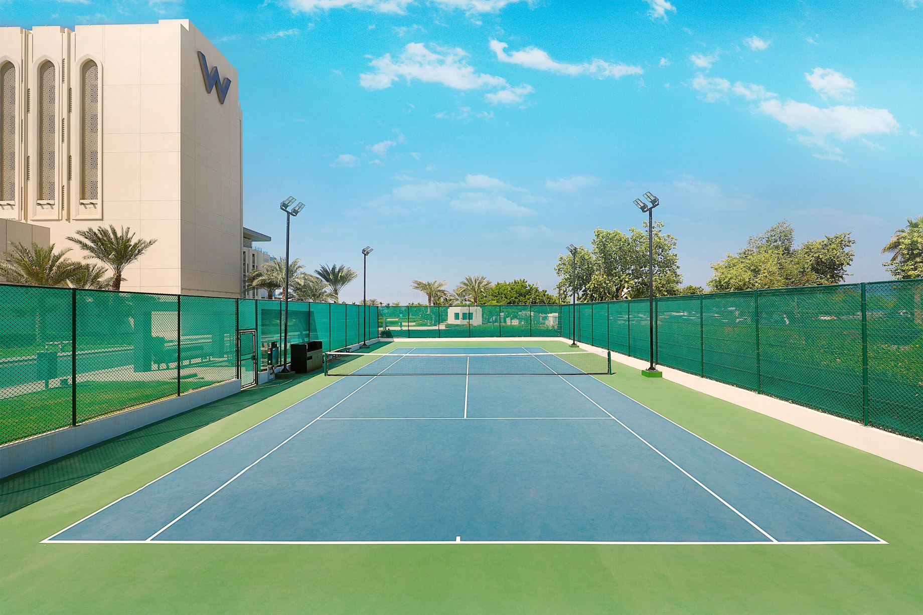 W Muscat Resort – Muscat, Oman – SWING Tennis Court