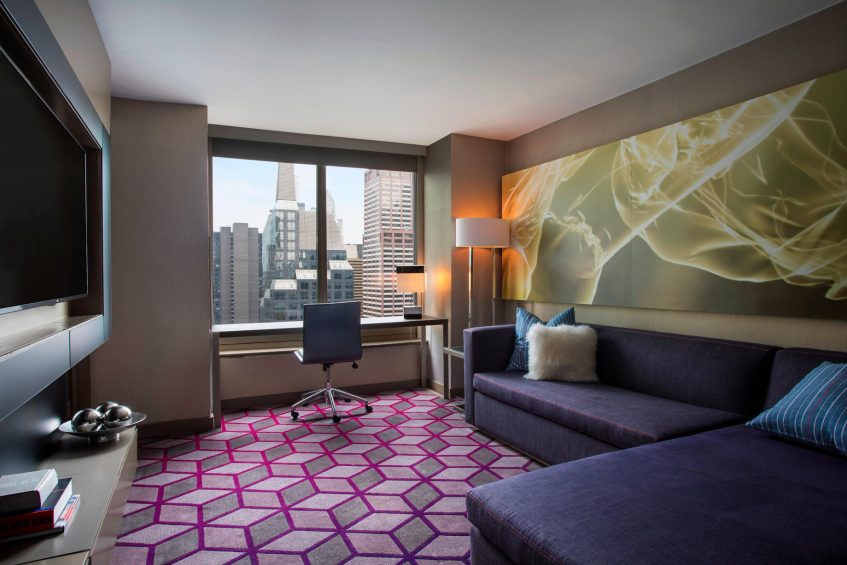 W New York Times Square Hotel - New York, NY, USA - Suite Sofabed Closed