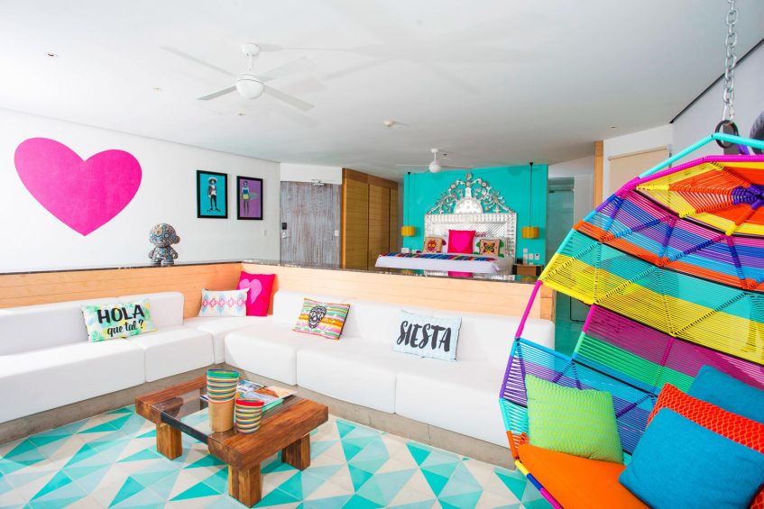 W Punta de Mita Resort - Punta De Mita, Mexico - Ocean Front Oasis Suite Living Room Decor