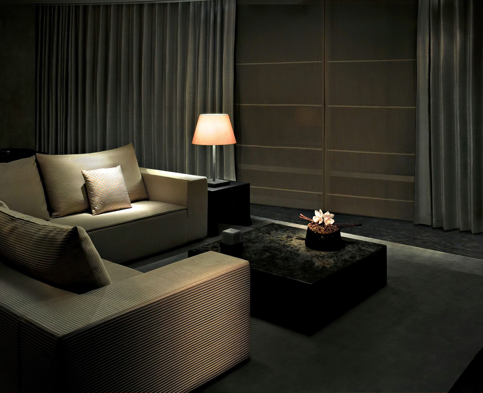 Armani Hotel Dubai – Burj Khalifa, Dubai, UAE – Armani Living Area