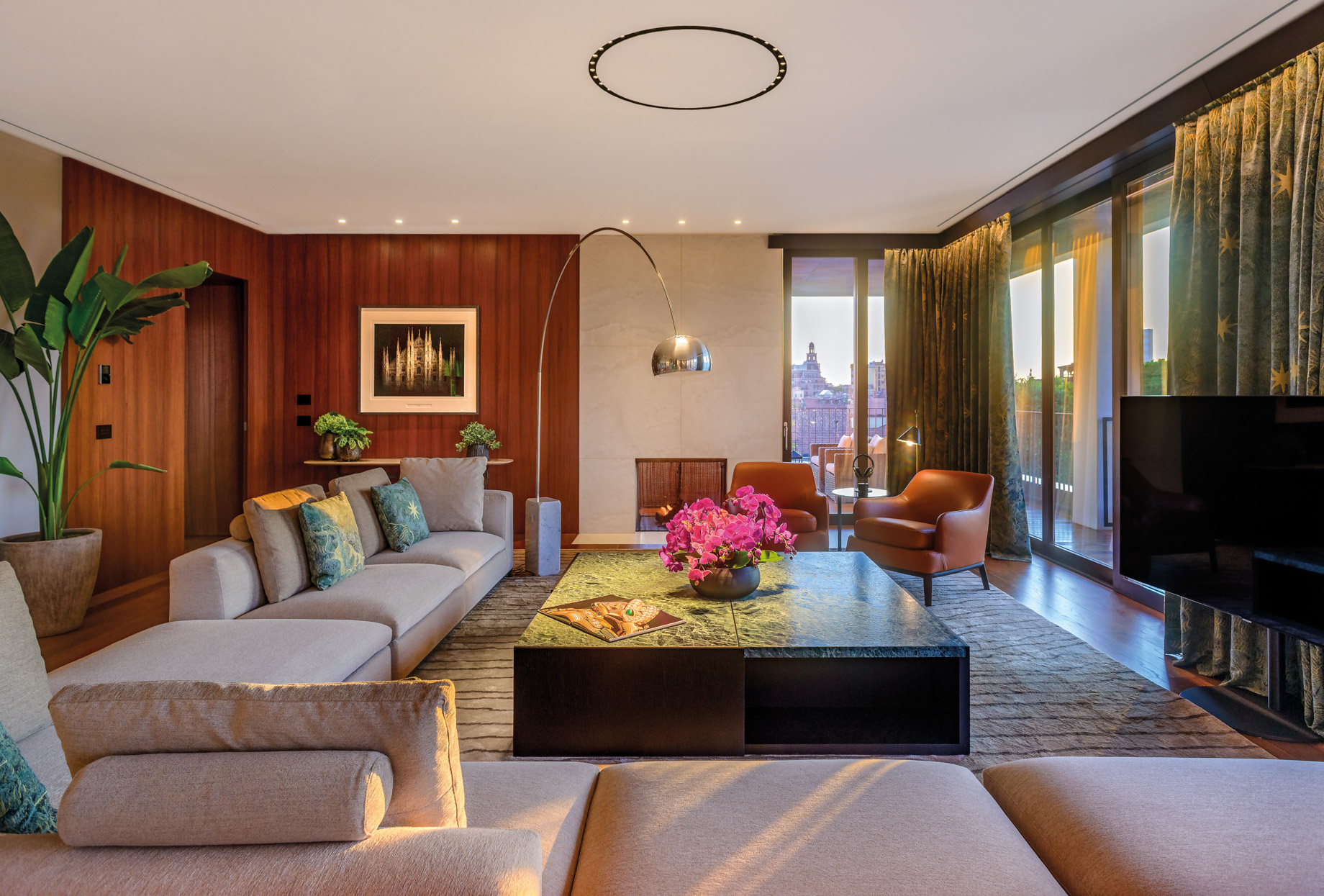 Bvlgari Hotel Milano - Milan, Italy - Bvlgari Suite Living Room