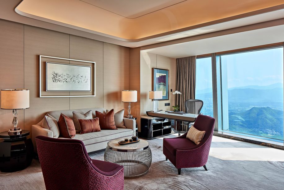 The St. Regis Shenzhen Hotel - Shenzhen, China - Caroline Suite Living Room