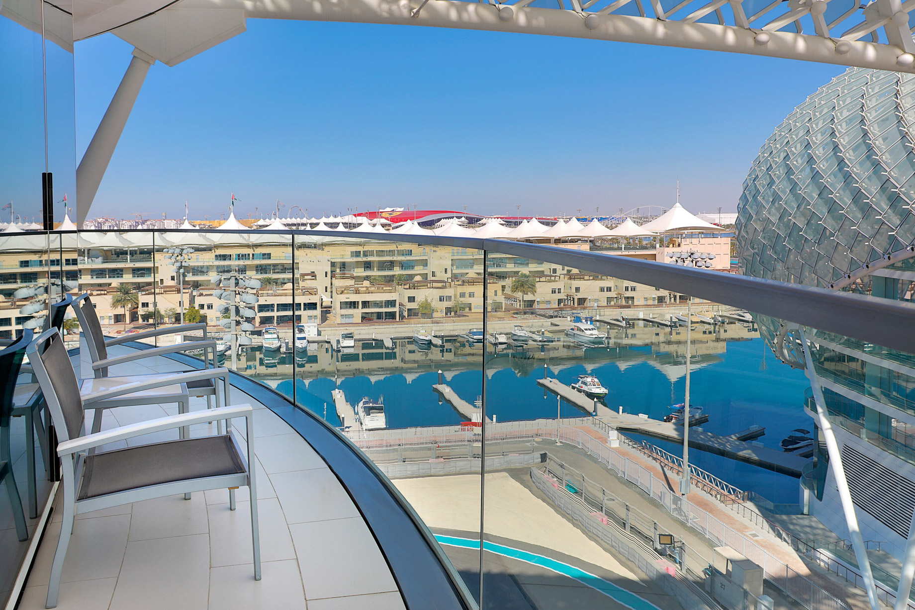 W Abu Dhabi Yas Island Hotel – Abu Dhabi, UAE – Fabulous Suite Balcony View