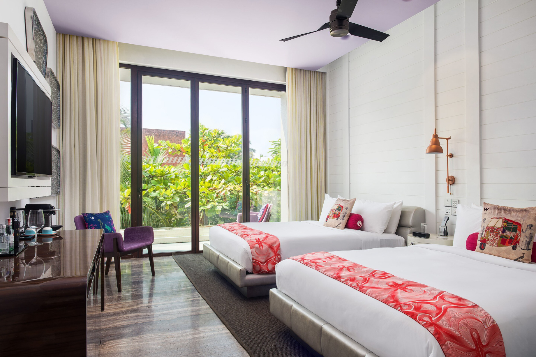 W Goa Vagator Beach Resort - Goa, India - Wonderful Guest Room Queen