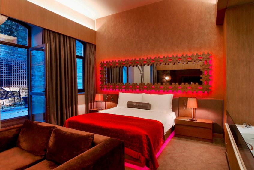 W Istanbul Hotel - Istanbul, Turkey - Studio Spa Suite Bed