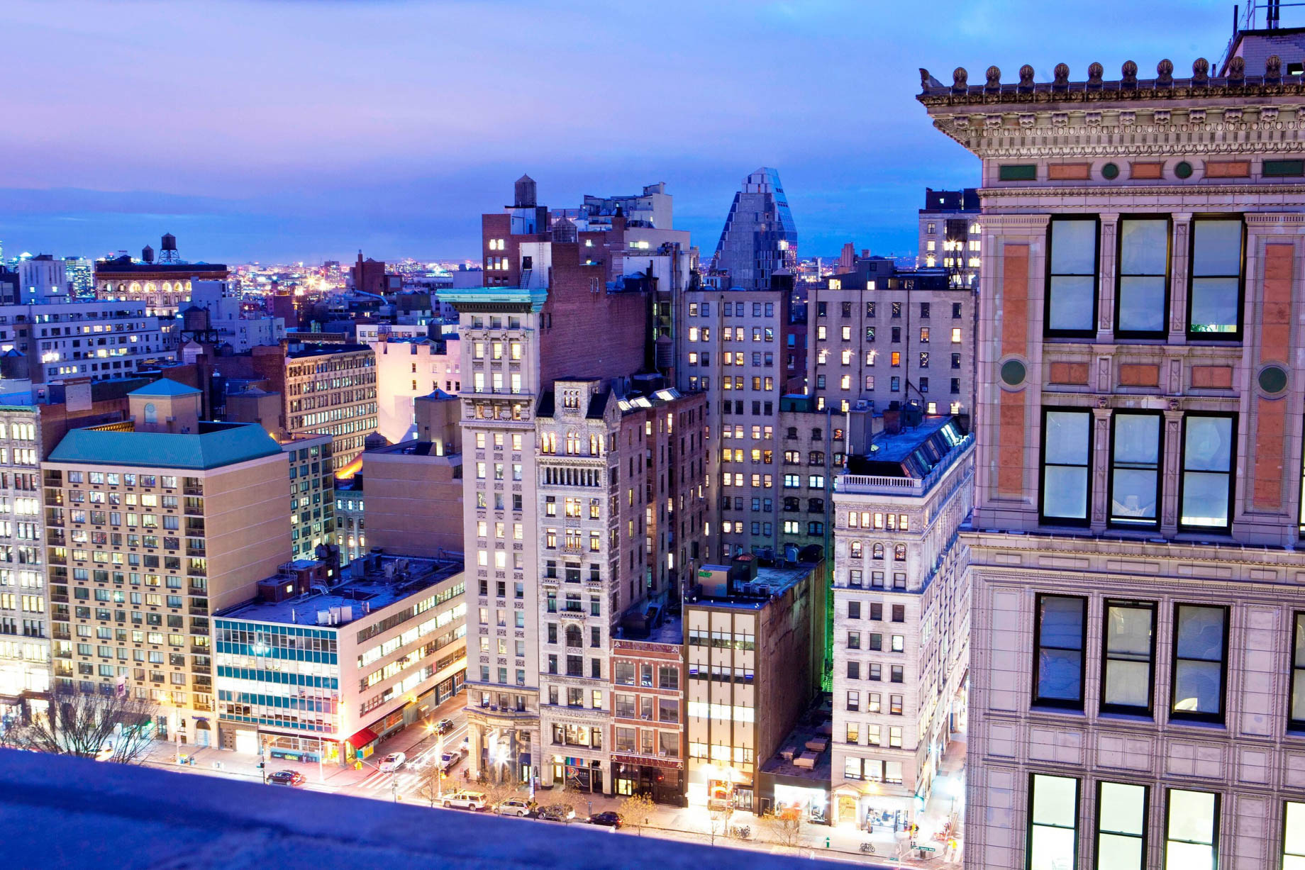 W New York Union Square Hotel – New York, NY, USA – West View Cityscape