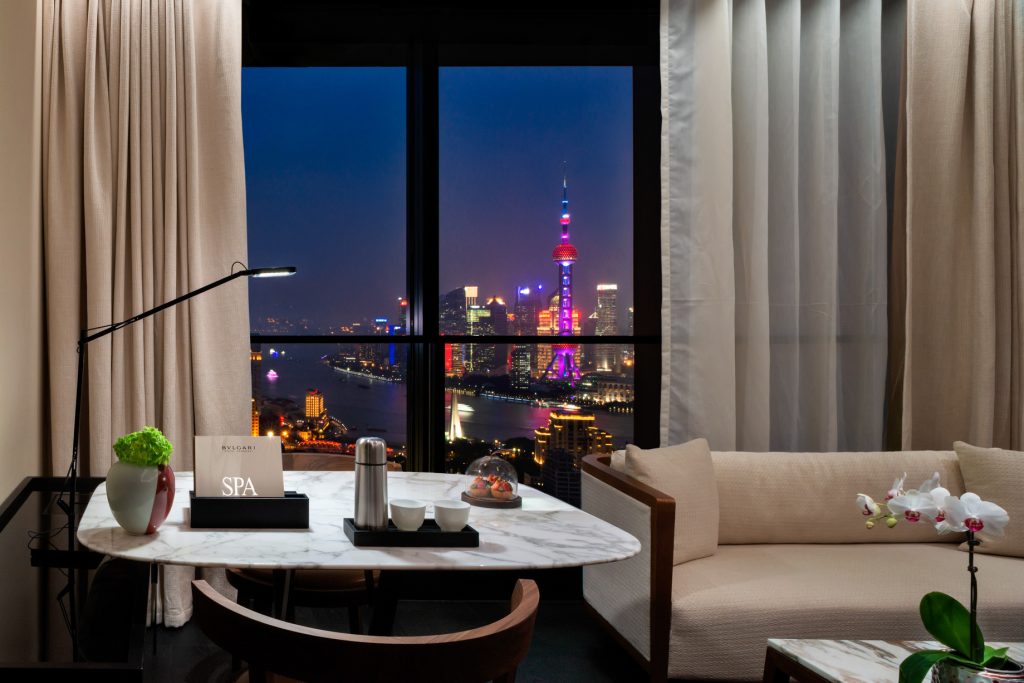 Bvlgari Hotel Shanghai - Shanghai, China - Suite Night View