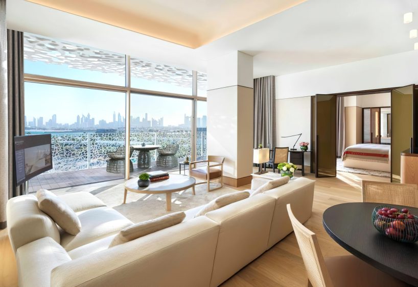 Bvlgari Resort Dubai - Jumeira Bay Island, Dubai, UAE - Guest Suite Living Room