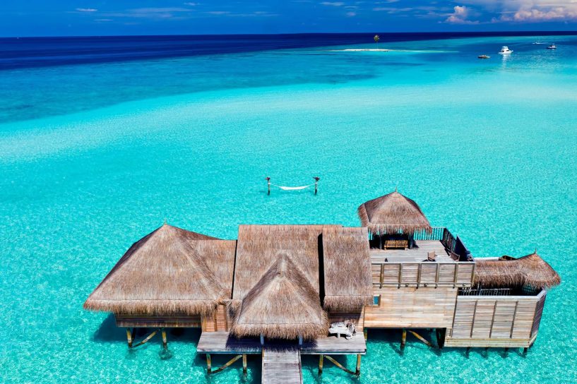 Gili Lankanfushi Resort - North Male Atoll, Maldives - Overwater Lagoon Villa Aerial View