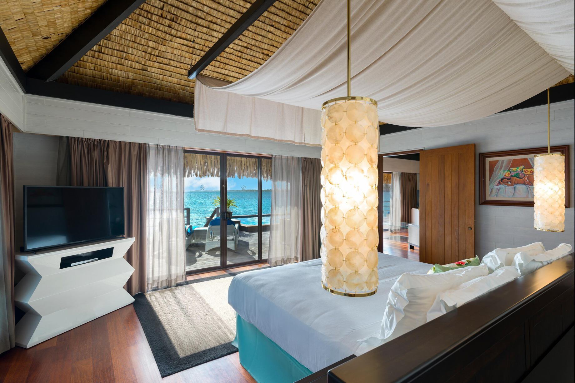 The St. Regis Bora Bora Resort – Bora Bora, French Polynesia – Two Bedrooms Overwater Royal Suite Villa Ocean View