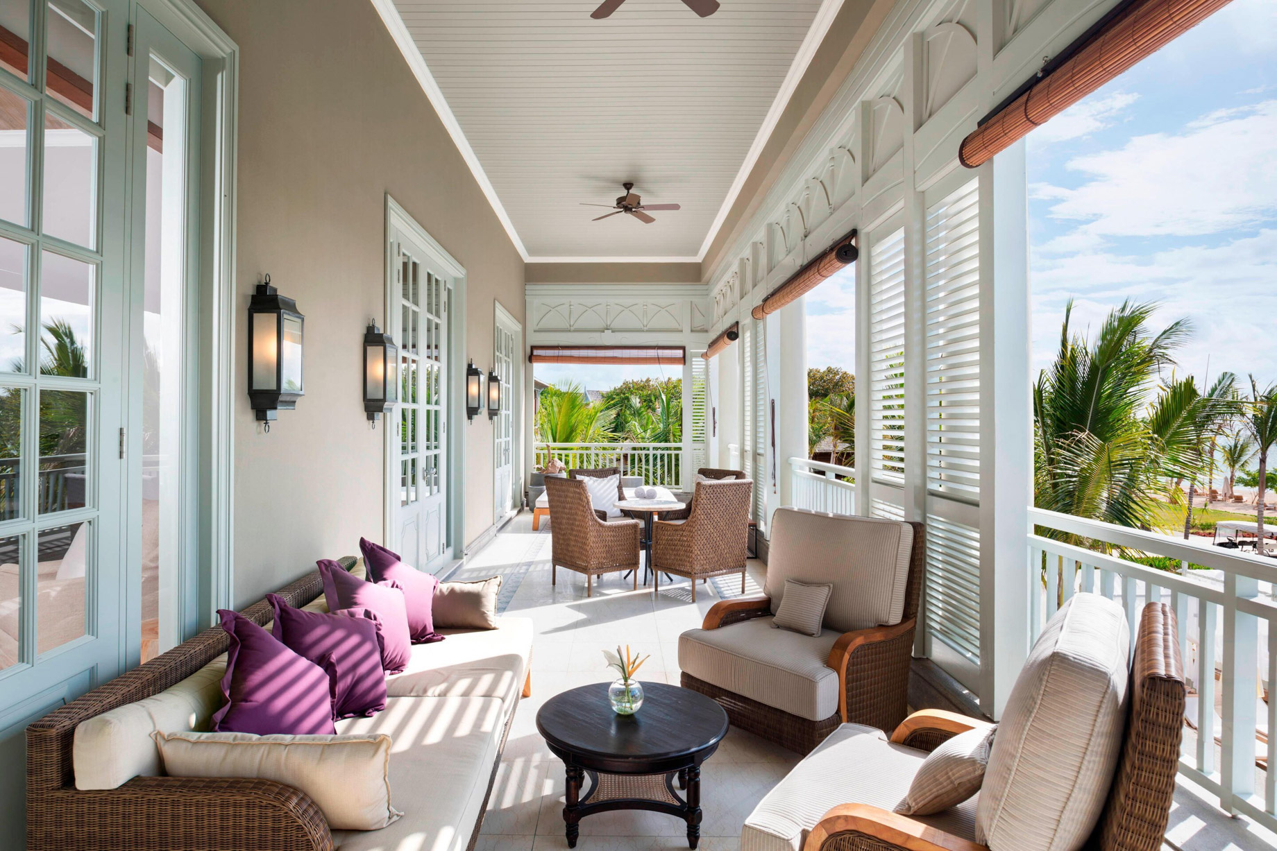 JW Marriott Mauritius Resort - Mauritius - Manor House Spa Suite Terrace Overlooking the Pool and Ocean