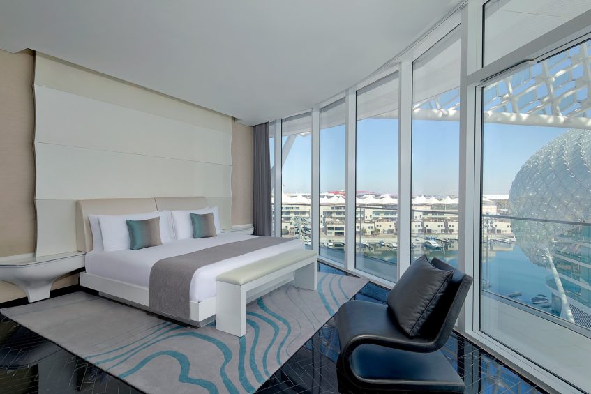 W Abu Dhabi Yas Island Hotel - Abu Dhabi, UAE - Fabulous Suite King Bedroom