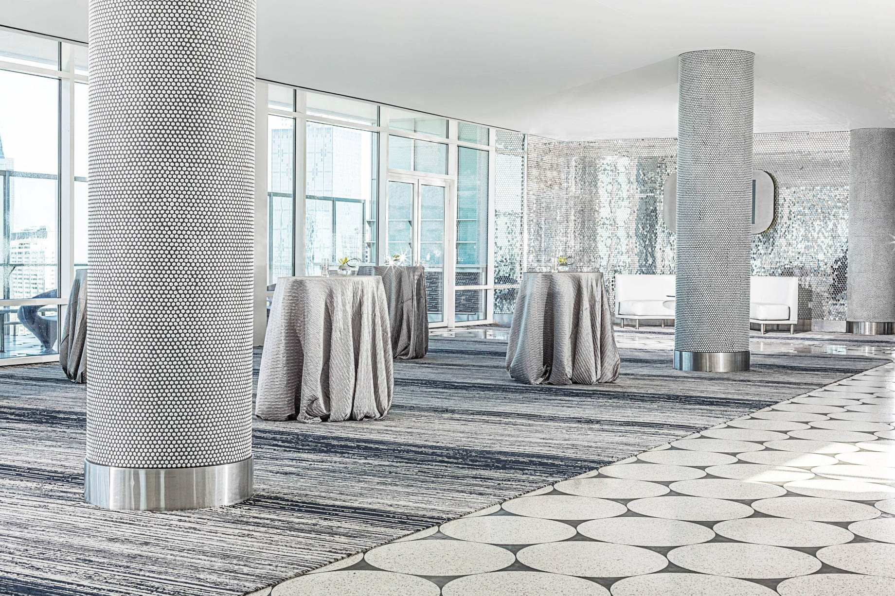 W Dallas Victory Hotel – Dallas, TX, USA – Altitude Silver Reception Setup