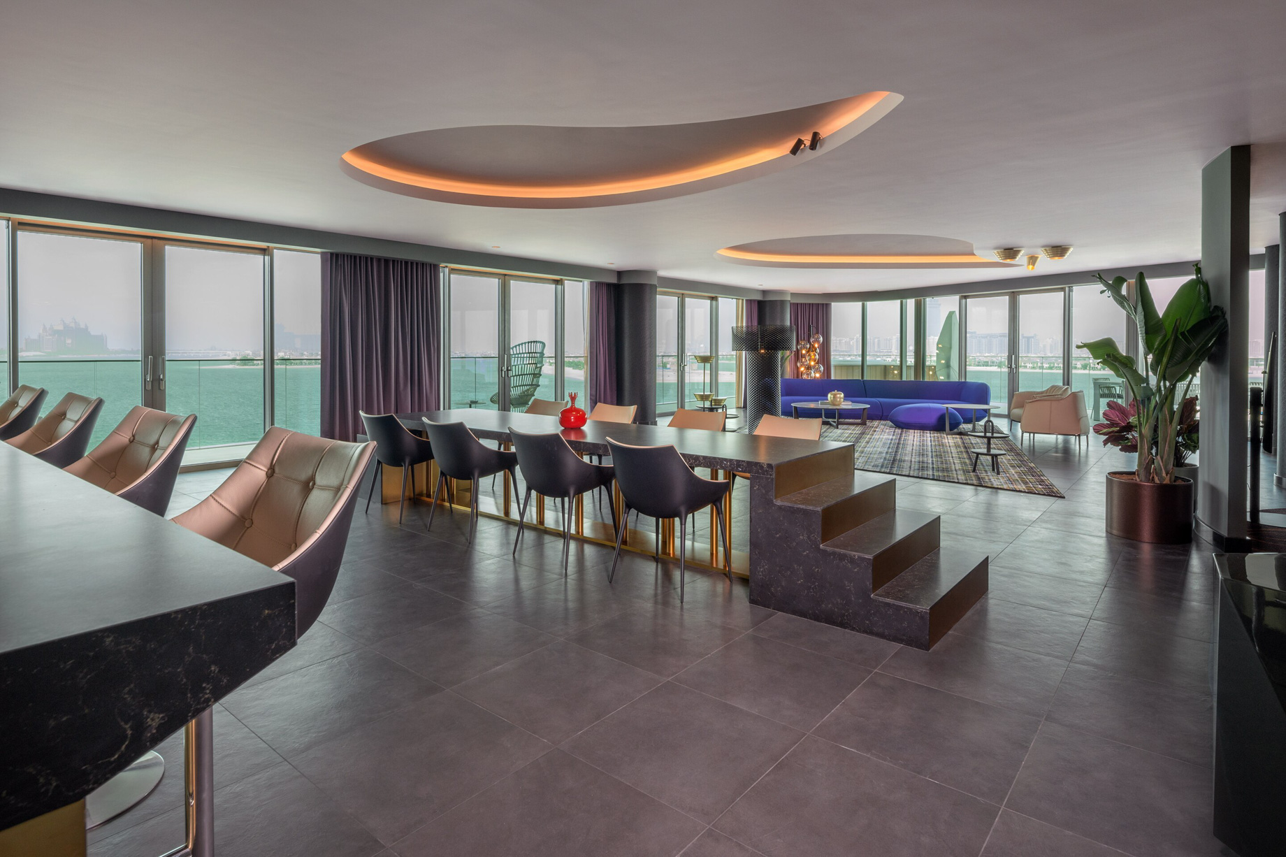 W Dubai The Palm Resort – Dubai, UAE – WOW Living Room