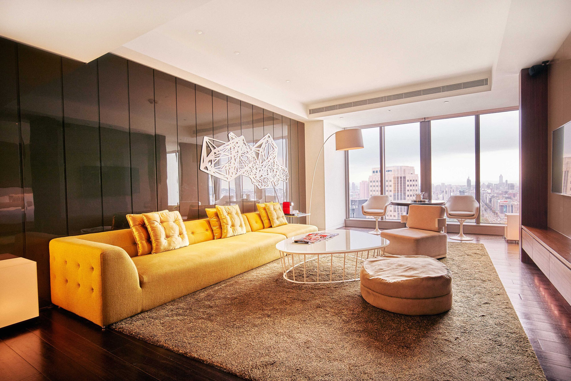 W Taipei Hotel – Taipei, Taiwan – Marvelous Suite Living Area