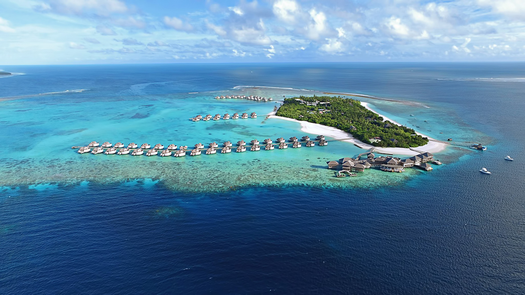 Six Senses Laamu Resort - Laamu Atoll, Maldives - Resort Aerial