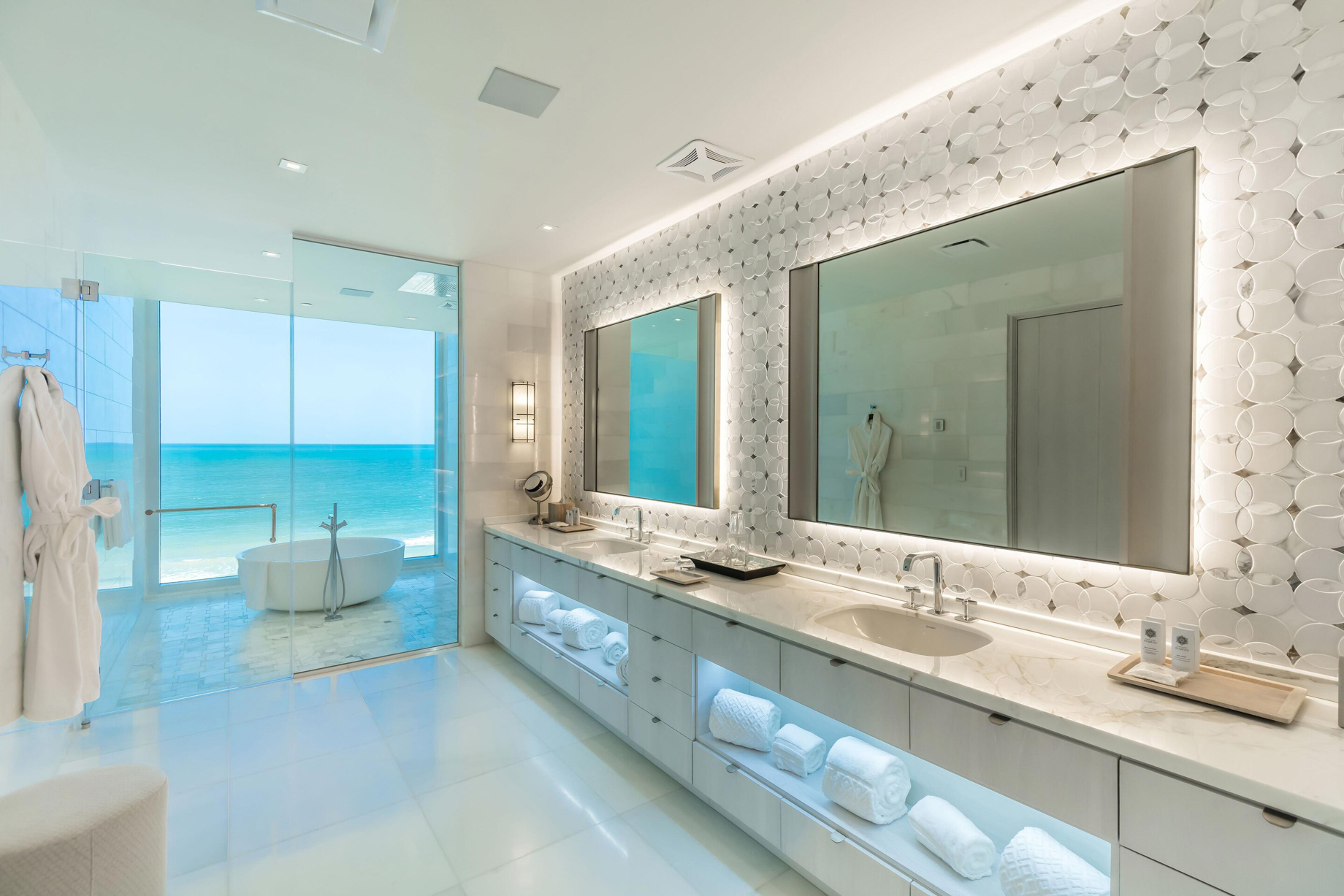 The St. Regis Bahia Beach Resort – Rio Grande, Puerto Rico – Ocean Drive Residences Master Bathroom