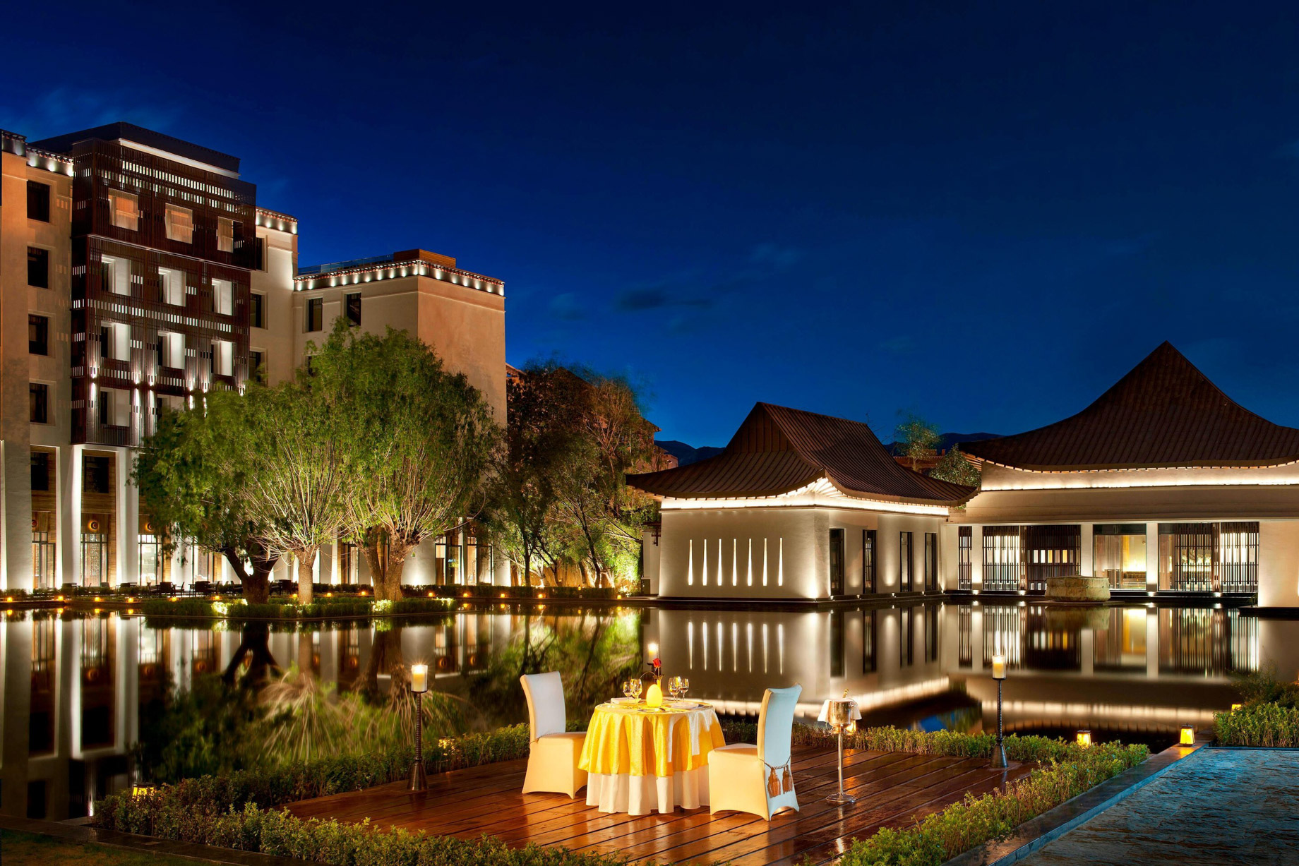 The St. Regis Lhasa Resort – Lhasa, Xizang, China – Decanter by Haut Brisson Exterior Night