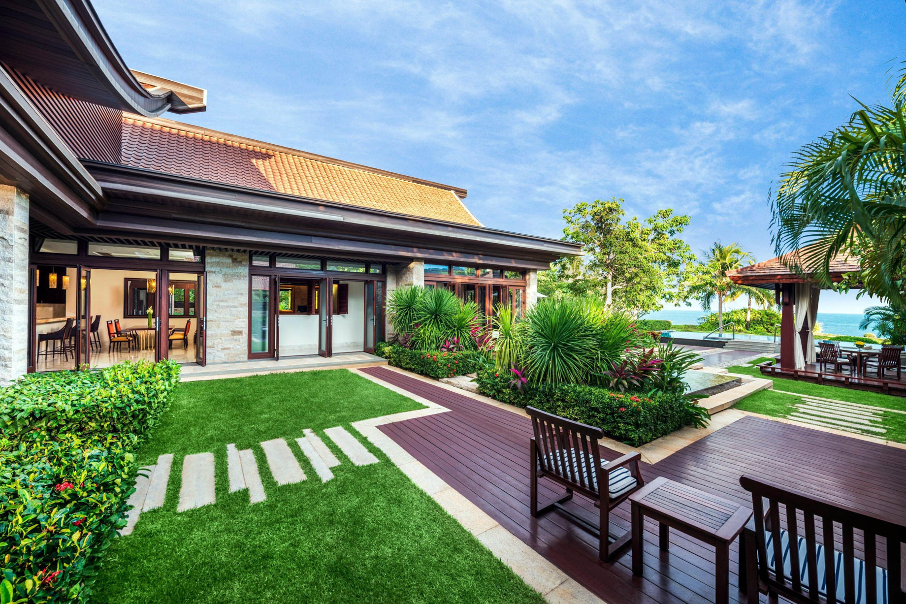 The St. Regis Sanya Yalong Bay Resort – Hainan, China – Royal Seaside Two Bedroom Villa Outdoor Deck
