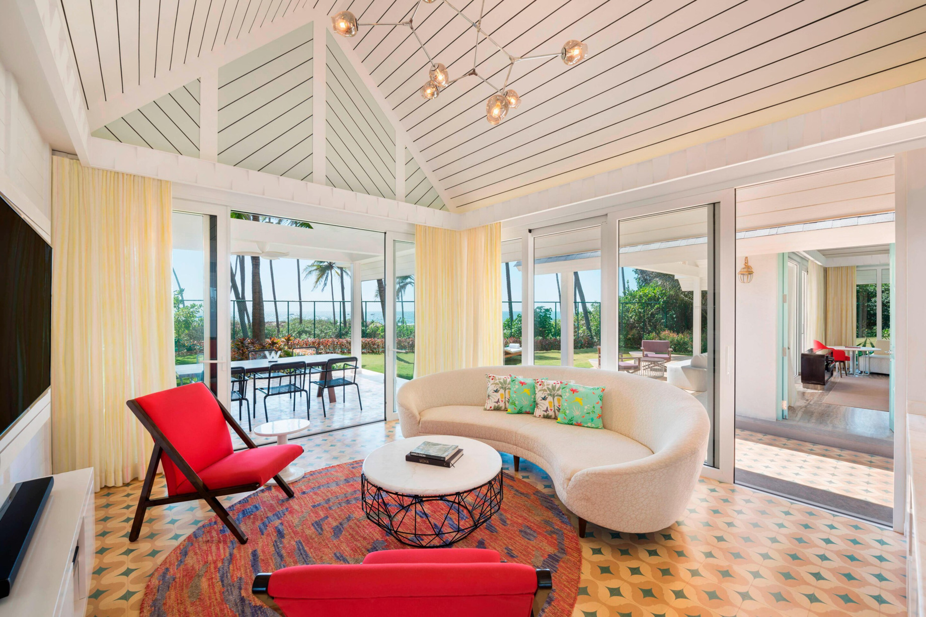 W Goa Vagator Beach Resort – Goa, India – WOW Two Bedroom Villa Living Room