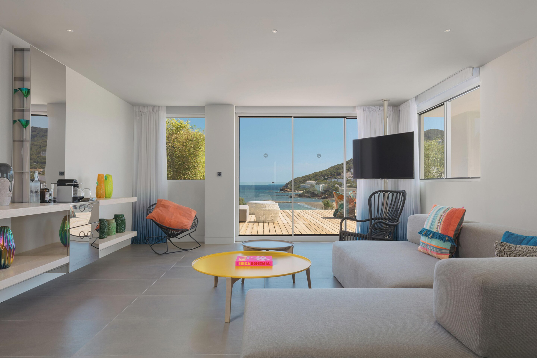 W Ibiza Hotel – Santa Eulalia del Rio, Spain – WOW Suite Living Room View
