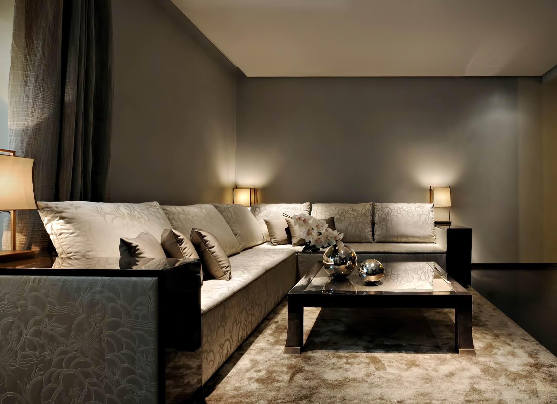 Armani Hotel Dubai – Burj Khalifa, Dubai, UAE – Armani Living Room