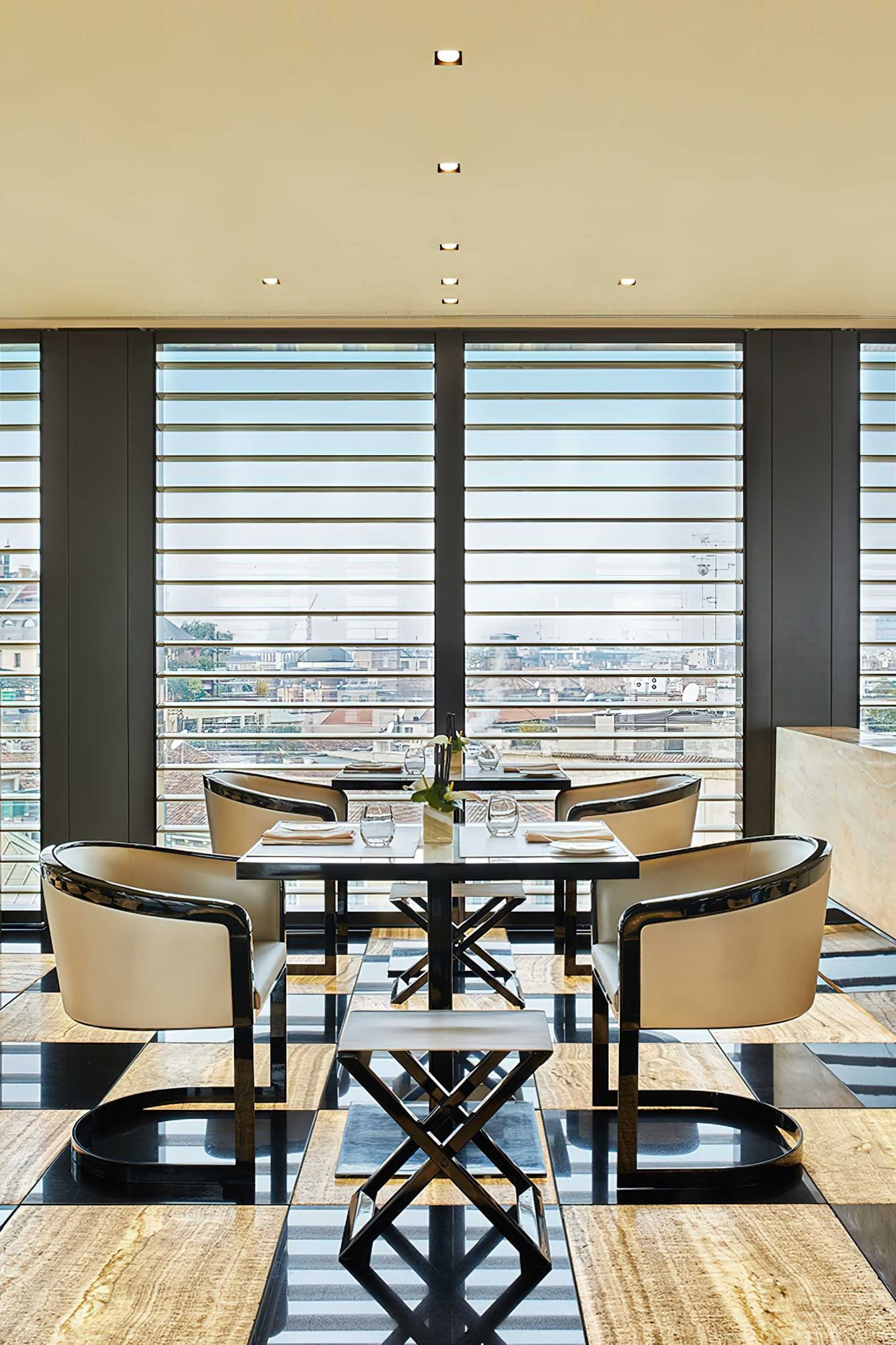054 – Armani Hotel Milano – Milan, Italy – Armani Ristorante Table