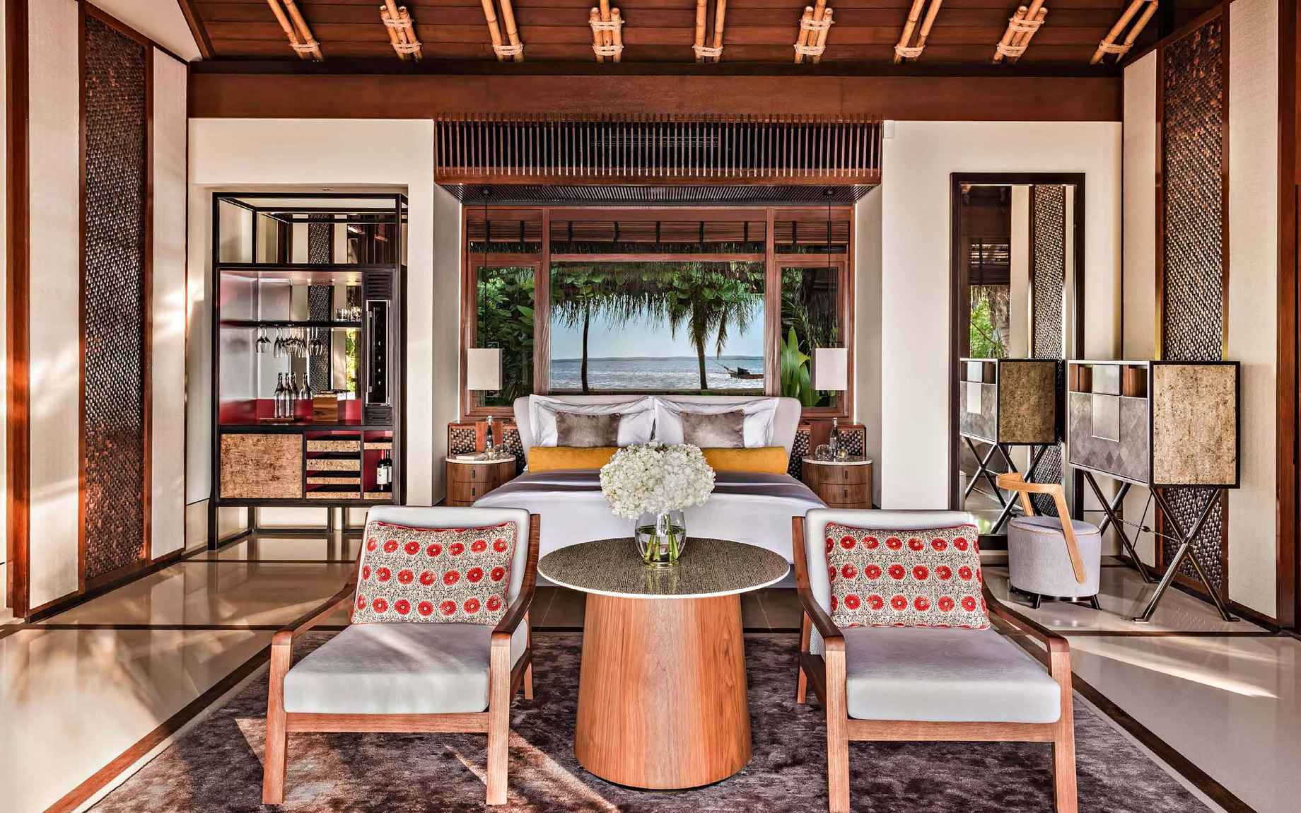 One&Only Reethi Rah Resort - North Male Atoll, Maldives - Grand Beach Villa Master Bedroom